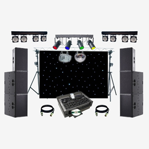 Licht en geluid set tot 300 personen